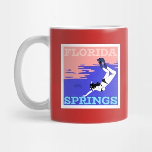 A Diver Enjoying Florida Springs Mug